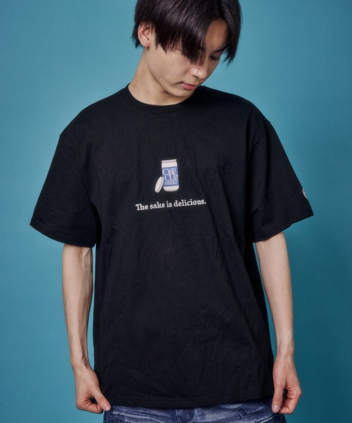 JACKROSE(ジャックローズ)の「YOIDORE ワンカップ大関コラボTEE(Tシャツ/カットソー・メンズ・ブラック/パープル・M/L/XL)」の5枚目の写真