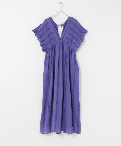 URBAN RESEARCH Sonny Label(アーバンリサーチサニーレーベル)の「楊柳ドビーシャーリングワンピース(ワンピース・レディース・ブルー/ブラック/レッド・FREE)」の8枚目の写真