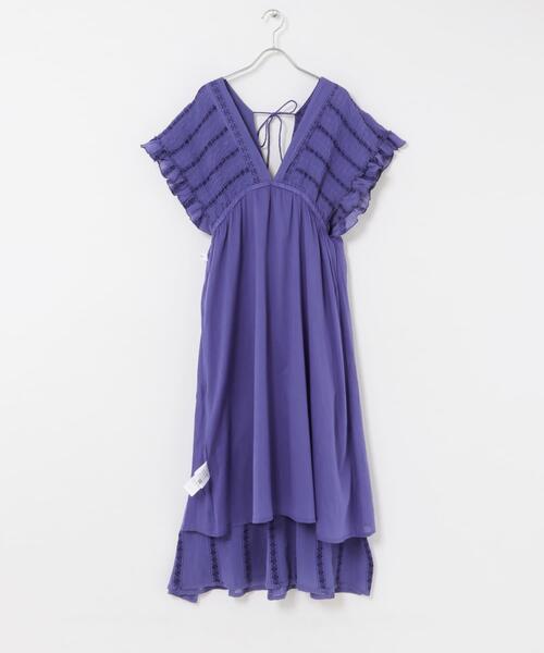 URBAN RESEARCH Sonny Label(アーバンリサーチサニーレーベル)の「楊柳ドビーシャーリングワンピース(ワンピース・レディース・ブルー/ブラック/レッド・FREE)」の12枚目の写真