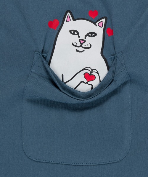 RIPNDIP(リップンディップ)の「NERMAL LOVES POCKET TEE(Tシャツ/カットソー・メンズ・サックスブルー・SMALL/MEDIUM/LARGE/X-LARGE)」の2枚目の写真