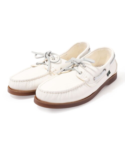 Paraboot(パラブーツ)の「Paraboot BARTH 鹿革 ディアスキン デッキシューズ(モカシン/デッキシューズ・メンズ・ホワイト・8/7.5/7/6.5/6)」の7枚目の写真