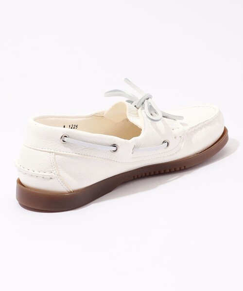 Paraboot(パラブーツ)の「Paraboot BARTH 鹿革 ディアスキン デッキシューズ(モカシン/デッキシューズ・メンズ・ホワイト・8/7.5/7/6.5/6)」の3枚目の写真