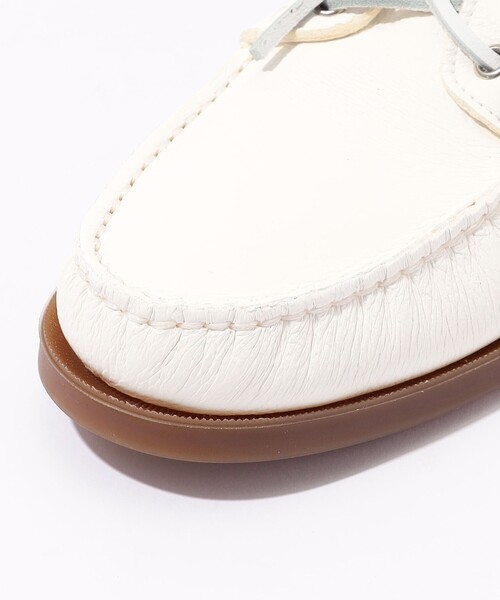 Paraboot(パラブーツ)の「Paraboot BARTH 鹿革 ディアスキン デッキシューズ(モカシン/デッキシューズ・メンズ・ホワイト・8/7.5/7/6.5/6)」の4枚目の写真