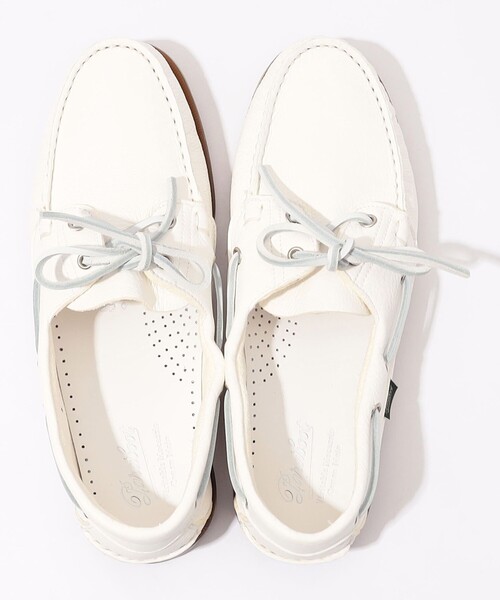 Paraboot(パラブーツ)の「Paraboot BARTH 鹿革 ディアスキン デッキシューズ(モカシン/デッキシューズ・メンズ・ホワイト・8/7.5/7/6.5/6)」の6枚目の写真
