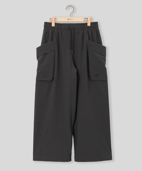 NEW BALANCE（ニューバランス）の「NEW BALANCE NB Grey cropped cargo pants MB61A5RJ（カーゴパンツ・メンズ・オリーブ/チャコールグレー・M/L）」の3枚目の写真