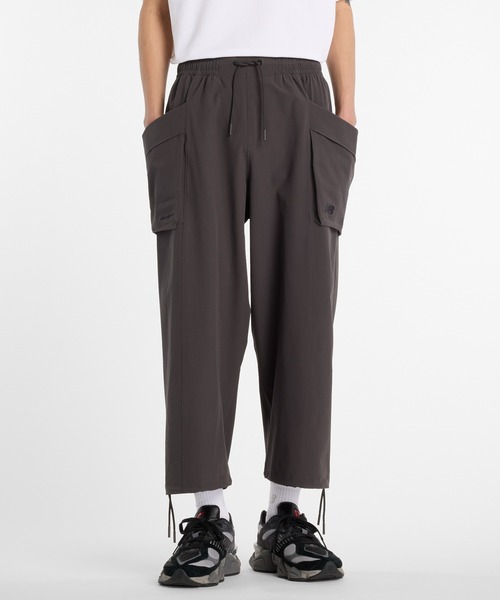 NEW BALANCE（ニューバランス）の「NEW BALANCE NB Grey cropped cargo pants MB61A5RJ（カーゴパンツ・メンズ・オリーブ/チャコールグレー・M/L）」の18枚目の写真