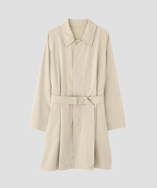 YLEVE（イレーヴ）の「YLEVE / COTTON BREND CHAMBRAY COAT（ダウンジャケット/コート・レディース・ベージュ/ブルー・0/1）」の12枚目の写真