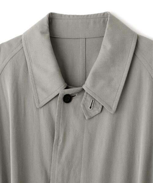 YLEVE（イレーヴ）の「YLEVE / COTTON BREND CHAMBRAY COAT（ダウンジャケット/コート・レディース・ベージュ/ブルー・0/1）」の17枚目の写真
