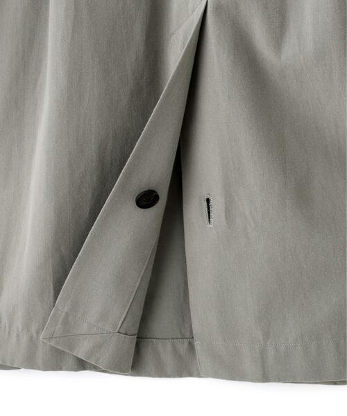 YLEVE（イレーヴ）の「YLEVE / COTTON BREND CHAMBRAY COAT（ダウンジャケット/コート・レディース・ベージュ/ブルー・0/1）」の21枚目の写真
