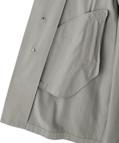 YLEVE（イレーヴ）の「YLEVE / COTTON BREND CHAMBRAY COAT（ダウンジャケット/コート・レディース・ベージュ/ブルー・0/1）」の22枚目の写真