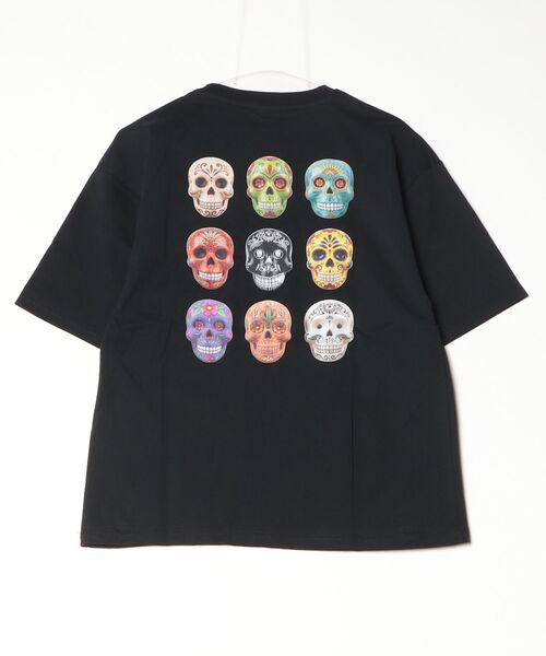 En serio TOKYO(エンソリオトーキョー)の「【SIDEWAYSTANCE】カラフルスカル半袖Tシャツ 70804(Tシャツ/カットソー・メンズ・ブラック/ホワイト・LARGE/SMALL)」の20枚目の写真