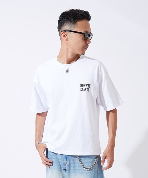 En serio TOKYO(エンソリオトーキョー)の「【SIDEWAYSTANCE】カラフルスカル半袖Tシャツ 70804(Tシャツ/カットソー・メンズ・ブラック/ホワイト・LARGE/SMALL)」の6枚目の写真