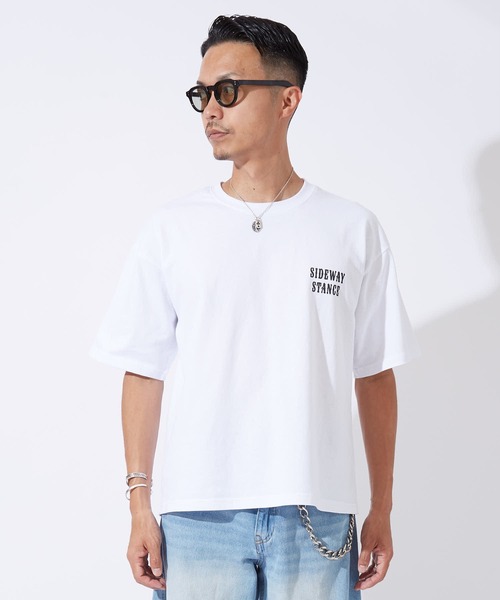 En serio TOKYO(エンソリオトーキョー)の「【SIDEWAYSTANCE】カラフルスカル半袖Tシャツ 70804(Tシャツ/カットソー・メンズ・ブラック/ホワイト・LARGE/SMALL)」の9枚目の写真