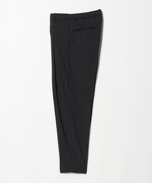 UNITED ARROWS（ユナイテッドアローズ）の「ウェザーコンフォート メランジ キャロット 1プリーツパンツ 撥水 ヨコストレッチ（スラックス・メンズ・ダークグレー/ブラック・M/XL/L/S）」の2枚目の写真