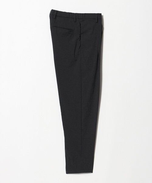 UNITED ARROWS（ユナイテッドアローズ）の「ウェザーコンフォート メランジ キャロット 1プリーツパンツ 撥水 ヨコストレッチ（スラックス・メンズ・ダークグレー/ブラック・M/XL/L/S）」の3枚目の写真