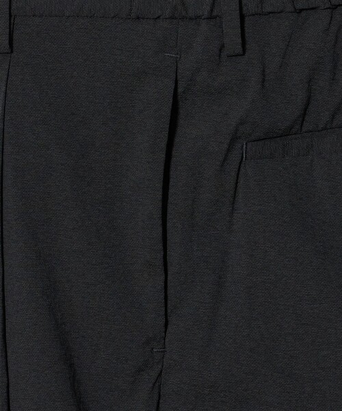 UNITED ARROWS（ユナイテッドアローズ）の「ウェザーコンフォート メランジ キャロット 1プリーツパンツ 撥水 ヨコストレッチ（スラックス・メンズ・ダークグレー/ブラック・M/XL/L/S）」の5枚目の写真