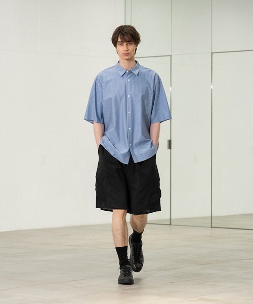 CITY TOKYO（シティトウキョウ）の「【CITY TOKYO】Cool-flex ｶｰｺﾞｼｮｰﾂ（その他パンツ・メンズ・ブラック/カーキ・1/2）」の3枚目の写真