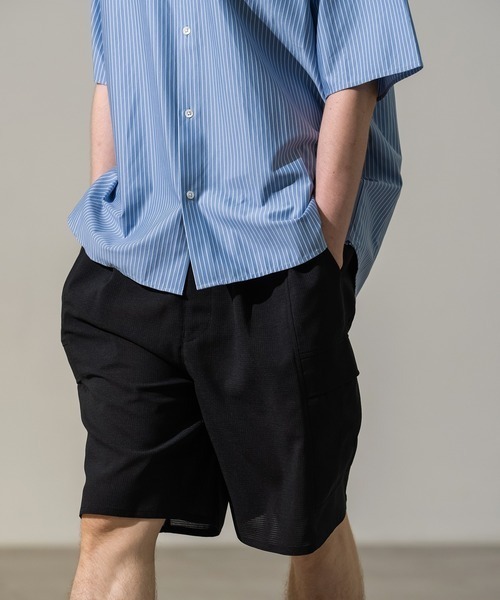CITY TOKYO（シティトウキョウ）の「【CITY TOKYO】Cool-flex ｶｰｺﾞｼｮｰﾂ（その他パンツ・メンズ・ブラック/カーキ・1/2）」の7枚目の写真