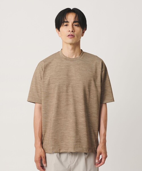 BEAUTY&YOUTH UNITED ARROWS(ビューティーアンドユースユナイテッドアローズ)の「ウール テクスチャード クルーネック Tシャツ(Tシャツ/カットソー・メンズ・ダークグレー/ブラック/ベージュ・M/XL/L/S)」の20枚目の写真