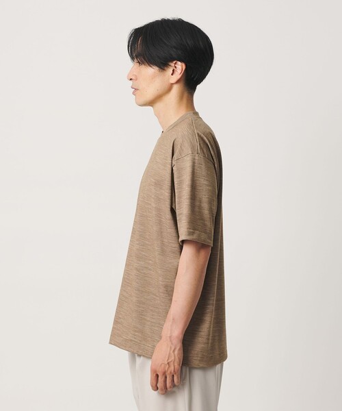 BEAUTY&YOUTH UNITED ARROWS(ビューティーアンドユースユナイテッドアローズ)の「ウール テクスチャード クルーネック Tシャツ(Tシャツ/カットソー・メンズ・ダークグレー/ブラック/ベージュ・M/XL/L/S)」の21枚目の写真