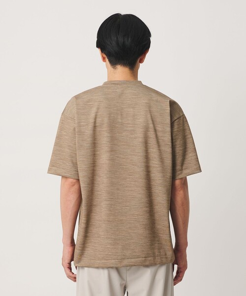 BEAUTY&YOUTH UNITED ARROWS(ビューティーアンドユースユナイテッドアローズ)の「ウール テクスチャード クルーネック Tシャツ(Tシャツ/カットソー・メンズ・ダークグレー/ブラック/ベージュ・M/XL/L/S)」の22枚目の写真