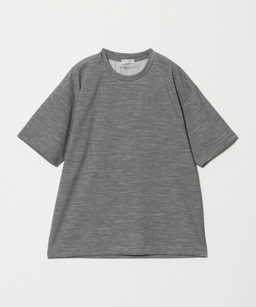 BEAUTY&YOUTH UNITED ARROWS(ビューティーアンドユースユナイテッドアローズ)の「ウール テクスチャード クルーネック Tシャツ(Tシャツ/カットソー・メンズ・ダークグレー/ブラック/ベージュ・M/XL/L/S)」の11枚目の写真