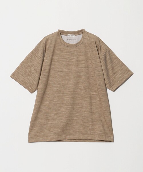 BEAUTY&YOUTH UNITED ARROWS(ビューティーアンドユースユナイテッドアローズ)の「ウール テクスチャード クルーネック Tシャツ(Tシャツ/カットソー・メンズ・ダークグレー/ブラック/ベージュ・M/XL/L/S)」の16枚目の写真