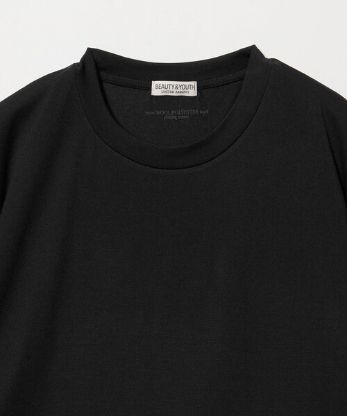 BEAUTY&YOUTH UNITED ARROWS(ビューティーアンドユースユナイテッドアローズ)の「ウール テクスチャード クルーネック Tシャツ(Tシャツ/カットソー・メンズ・ダークグレー/ブラック/ベージュ・M/XL/L/S)」の8枚目の写真
