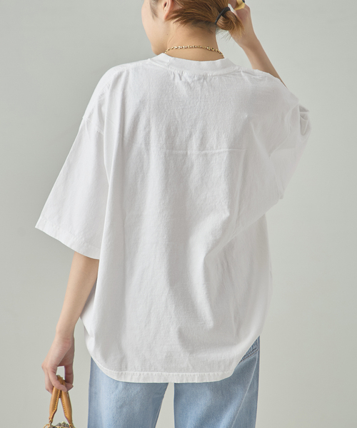 POET MEETS DUBWISE(ポエットミーツダブワイズ)の「《追加》POET MEETS DUBWISE 別注LOOSE FIT Tシャツ(Tシャツ/カットソー・レディース・ホワイト/ブラック系その他・FREE)」の22枚目の写真