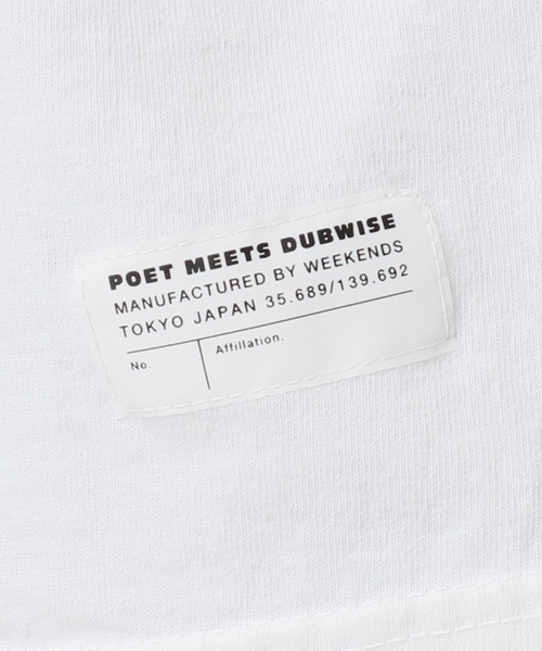 POET MEETS DUBWISE(ポエットミーツダブワイズ)の「《追加》POET MEETS DUBWISE 別注LOOSE FIT Tシャツ(Tシャツ/カットソー・レディース・ホワイト/ブラック系その他・FREE)」の3枚目の写真