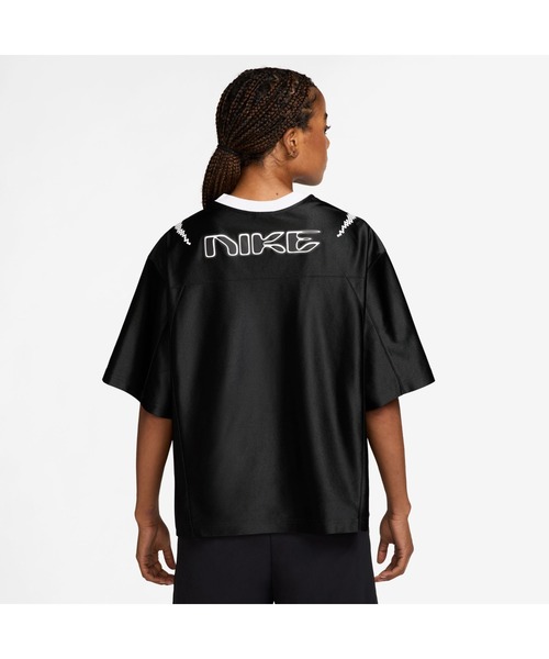 NIKE（ナイキ）の「NIKE/ナイキ WS ｽﾄﾘｰﾄ GFX ｼﾞｬｰｼﾞｰ（Tシャツ/カットソー・レディース・ブラック/ホワイト・L/M/S/XL）」の5枚目の写真
