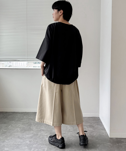 JOURNAL STANDARD LUXE(ジャーナルスタンダード ラックス)の「トリコットバルーンプルオーバー(Tシャツ/カットソー・レディース・ライトグレー/ブラック・FREE)」の8枚目の写真