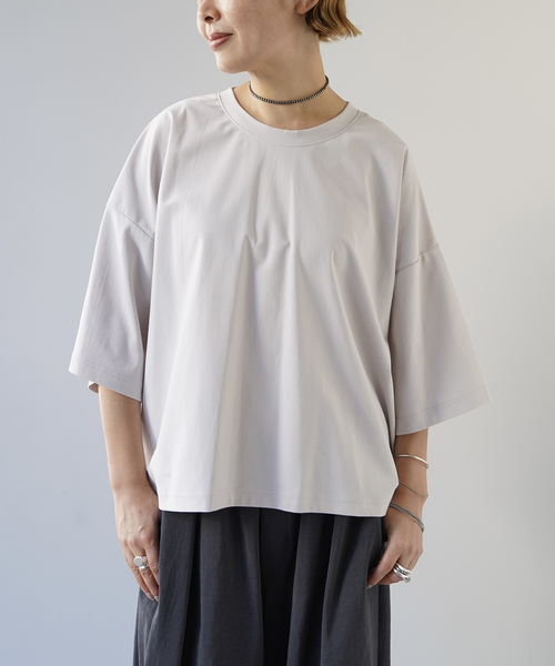 JOURNAL STANDARD LUXE(ジャーナルスタンダード ラックス)の「トリコットバルーンプルオーバー(Tシャツ/カットソー・レディース・ライトグレー/ブラック・FREE)」の9枚目の写真