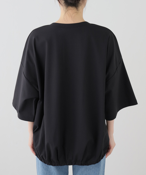 JOURNAL STANDARD LUXE（ジャーナルスタンダード　ラックス）の「トリコットバルーンプルオーバー（Tシャツ/カットソー・レディース・ライトグレー/ブラック/ホワイト・FREE）」の12枚目の写真