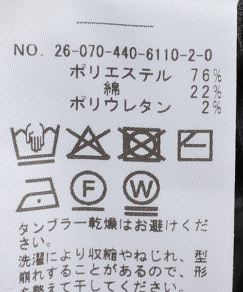 JOURNAL STANDARD LUXE（ジャーナルスタンダード　ラックス）の「トリコットバルーンプルオーバー（Tシャツ/カットソー・レディース・ライトグレー/ブラック/ホワイト・FREE）」の9枚目の写真