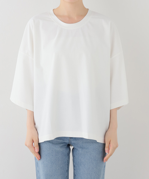 JOURNAL STANDARD LUXE（ジャーナルスタンダード　ラックス）の「トリコットバルーンプルオーバー（Tシャツ/カットソー・レディース・ライトグレー/ブラック/ホワイト・FREE）」の5枚目の写真