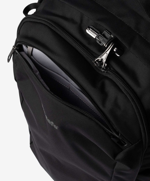 pacsafe(パックセーフ)の「【Pacsafe / パックセーフ】Pacsafe V 26L Tour Backpack / ツアー バックパック リュック 防犯機能(バックパック/リュック・メンズ・ブラック・FREE)」の17枚目の写真
