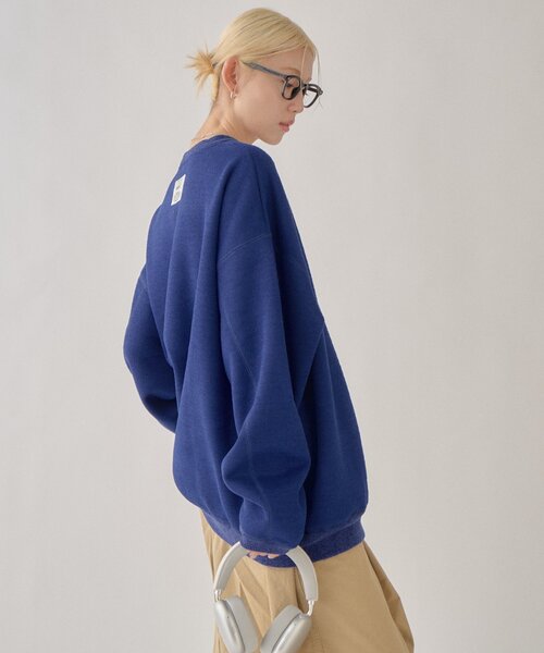 DISCUS(ディスカス)の「【DISCUS】別注インレイ裏シャギープルオーバー(Tシャツ/カットソー・レディース・ブルー/グレー/ブラウン/アイボリー・LARGE/MEDIUM)」の22枚目の写真