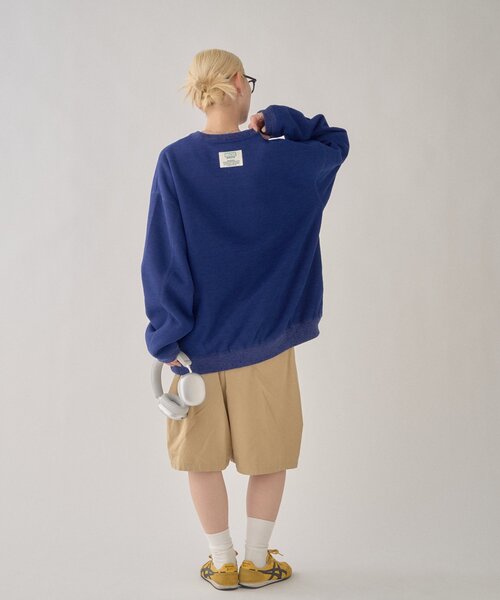 DISCUS(ディスカス)の「【DISCUS】別注インレイ裏シャギープルオーバー(Tシャツ/カットソー・レディース・ブルー/グレー/ブラウン/アイボリー・LARGE/MEDIUM)」の14枚目の写真