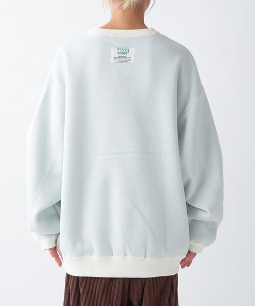 DISCUS(ディスカス)の「【DISCUS】別注インレイ裏シャギープルオーバー(Tシャツ/カットソー・レディース・ブルー/グレー/ブラウン/アイボリー・LARGE/MEDIUM)」の6枚目の写真