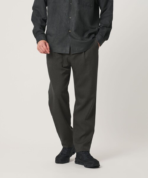 BEAUTY&YOUTH UNITED ARROWS(ビューティーアンドユースユナイテッドアローズ)の「【WEB限定 WARDROBE SMART】 ウールライク ステルスポケット 1P セミワイド パンツ(その他パンツ・メンズ・ダークグレー/ブラック・S/M/L/XL)」の1枚目の写真