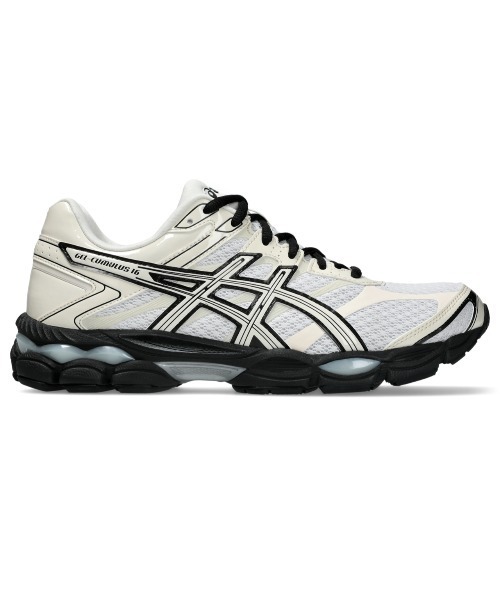 ASICS（アシックス）の「GEL-CUMULUS 16 / ゲルキュムラス 16（スニーカー・レディース・ホワイト×ブラック・25.5/26/27/27.5/23/26.5/25/23.5/28.5/28/24/24.5）」の3枚目の写真
