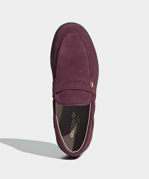 adidas(アディダス)の「ハンドボール スペツィアル ローファー / HANDBALL SPEZIAL LOAFER / アディダスオリジナルス adidas Originals ローファースニーカー(ローファー・レディース・レッド・22.0cm/22.5cm/23.0cm/23.5cm/24.0cm/24.5cm/25.0cm/25.5cm/26.0cm/26.5cm/27.0cm/27.5cm/28.0cm/28.5cm/29.0cm/29.5cm/30.0cm)」の2枚目の写真