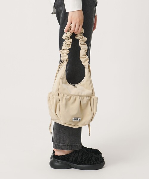 OUTDOOR PRODUCTS(アウトドアプロダクツ)の「【別注】<OUTDOOR PRODUCTS>Gather Sho SUE(ショルダーバッグ・レディース・ベージュ/ダークブラウン/ブラック・FREE)」の7枚目の写真