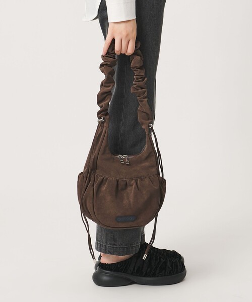 OUTDOOR PRODUCTS(アウトドアプロダクツ)の「【別注】<OUTDOOR PRODUCTS>Gather Sho SUE(ショルダーバッグ・レディース・ベージュ/ダークブラウン/ブラック・FREE)」の12枚目の写真