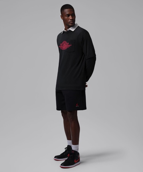 JORDAN BRAND(ジョーダンブランド)の「ジョーダン フライト エッセンシャル メンズ ポケット Tシャツ / Jordan Flight Essentials Men's Pocket T-Shirt IO2084-010 Black(Tシャツ/カットソー・メンズ・ブラック・XL/2XL/L/M/S)」の6枚目の写真