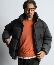 NANGA（ナンガ）の「NANGA×DUFFER SULPHUR DYES STANDCOLLAR DOWN JACKET:ナンガ別注 硫化染め スタンドカラー ダウンジャケット   フェード   ヴィンテージ風   650FP（ダウンジャケット/コート）」