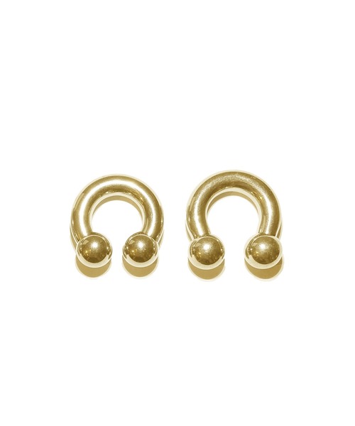 MORPH（モルフ）の「MORPH モルフ サーキュラー CCB ボディーピアス 2ゲージ 12mm~16mm（ピアス（片耳用）・メンズ・ゴールド・12/14/16）」の2枚目の写真