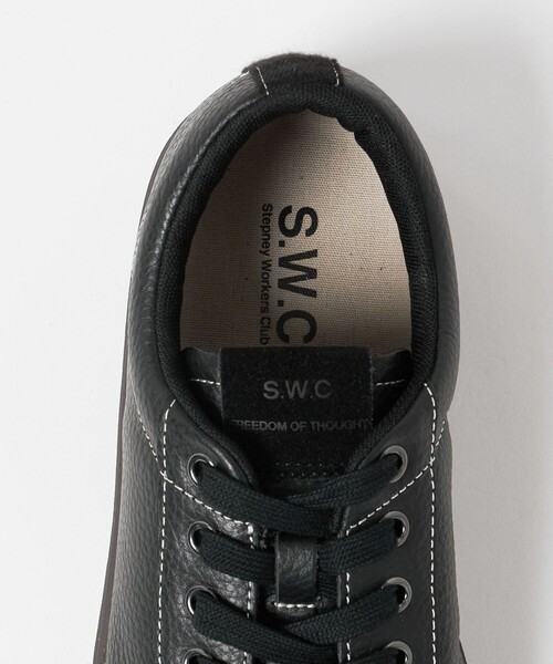 Stepney Workers Club（ステファニーワーカーズクラブ）の「＜S.W.C＞ SURMA LTHR/スニーカー（スニーカー・メンズ・ブラック・44/42/41/43）」の7枚目の写真