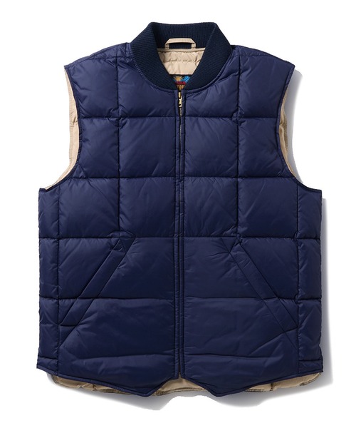 Eddie Bauer（エディーバウアー）の「Eddie Bauer(エディー・バウアー) CANADIAN VEST ダウンベスト メンズ E242432M（ダウンベスト・メンズ・グリーン/ブラック/ネイビー・L/M）」の3枚目の写真